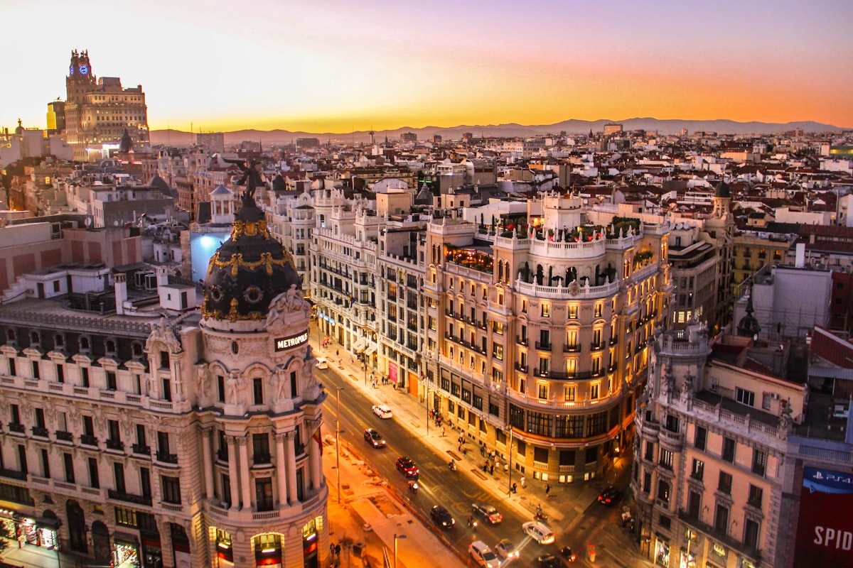 Business team working in Spain